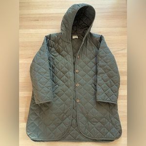 Beaton Linen Large Quilted hemp & cotton jacket - Canadian made